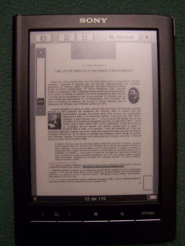 Sony reader prs 650 завис