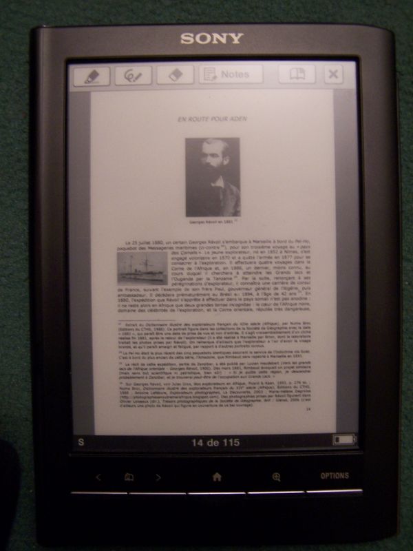 Sony reader prs 650 завис