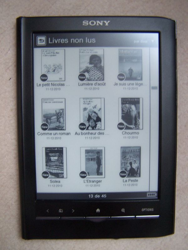 Sony reader prs 650 завис