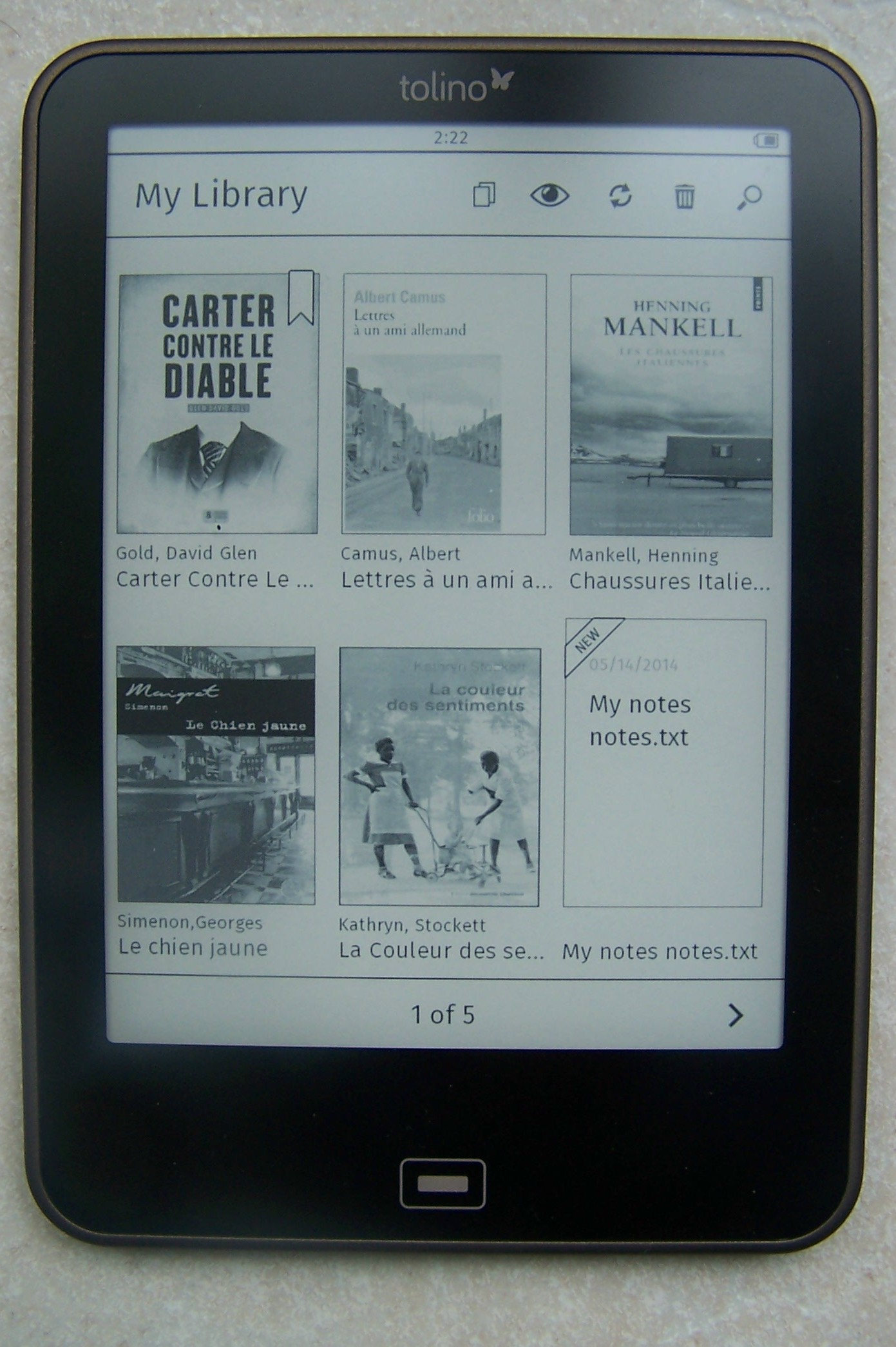 Test Kindle Touch, excellent compagnon de lecture - Les Numériques