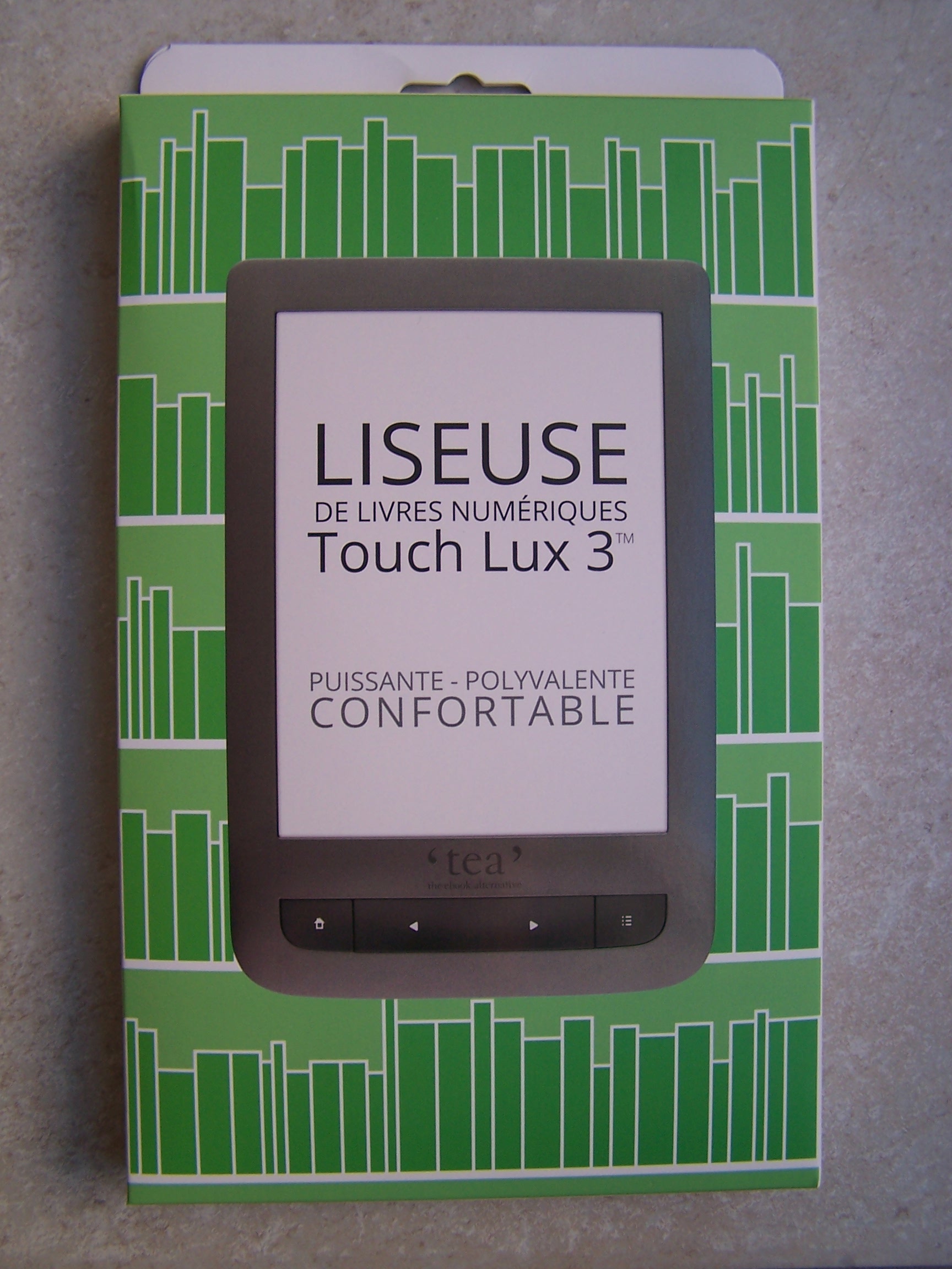 Tea Touch Lux 3 : test complet - Aldus - le blog du livre