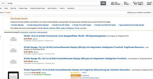 Kindlevoyagelisting