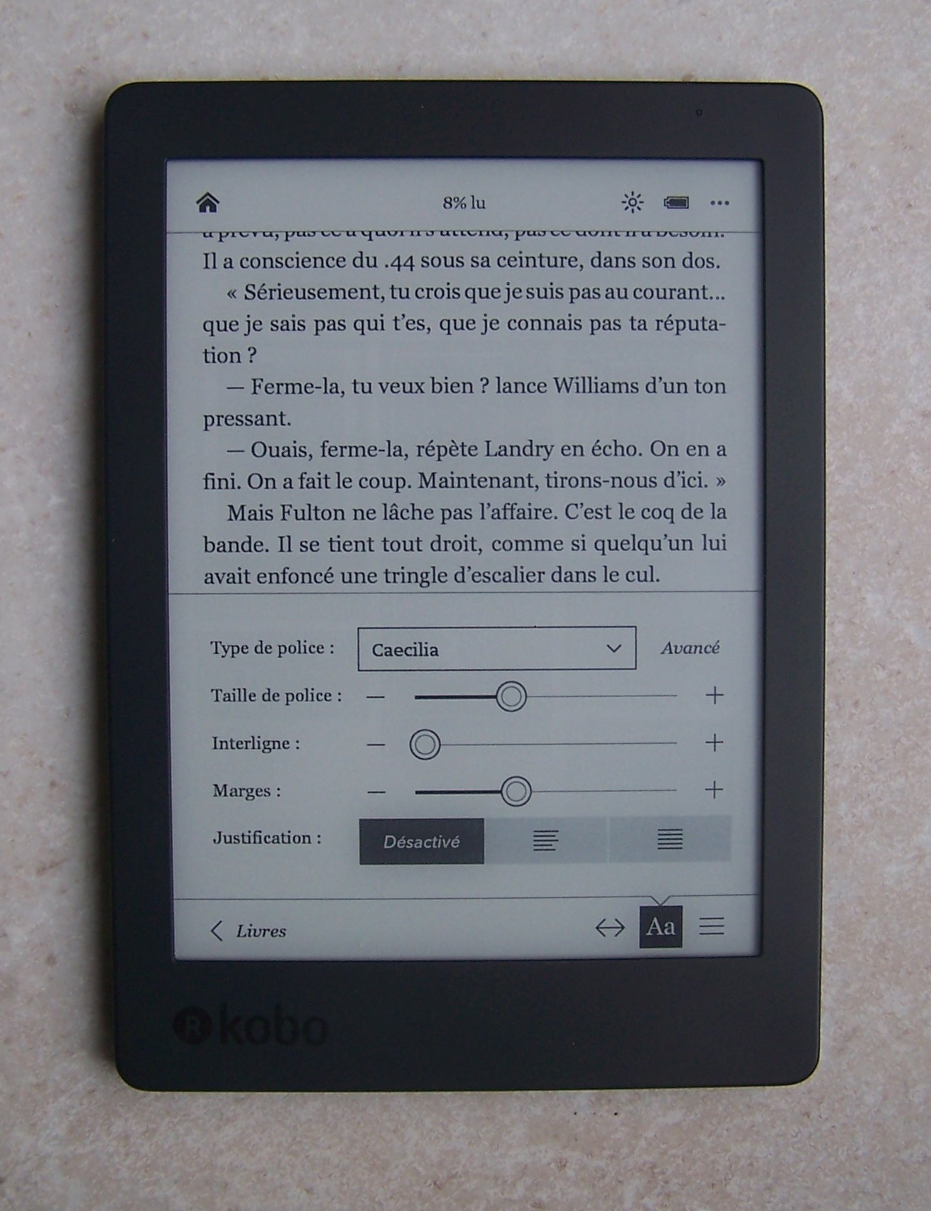 Kobo Aura H2O Edition 2 Garantie Remise à Neuf